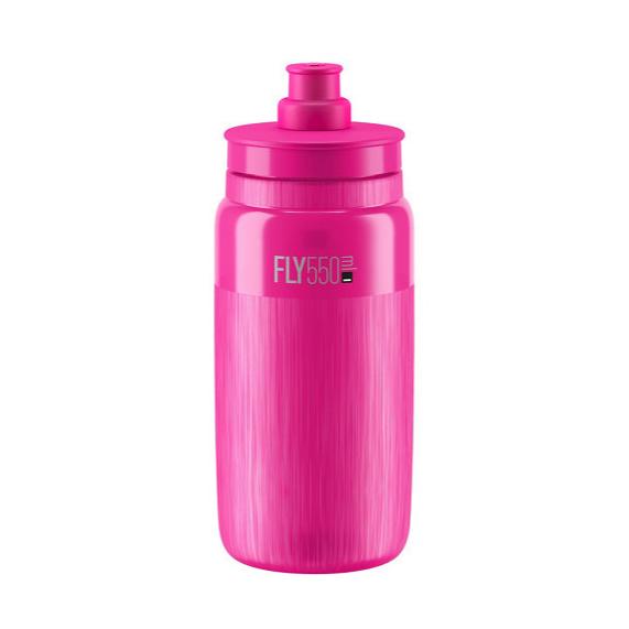 Elite Fly Tex water bottle 550ml / Clear Pink Fluo